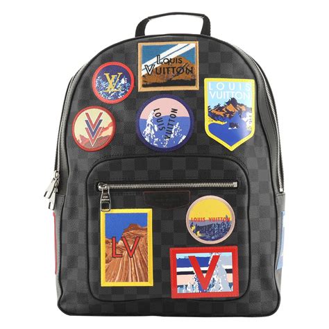 louis vuitton josh backpack patches|louis vuitton ladies backpack.